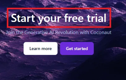 Coconaut.ai free trial